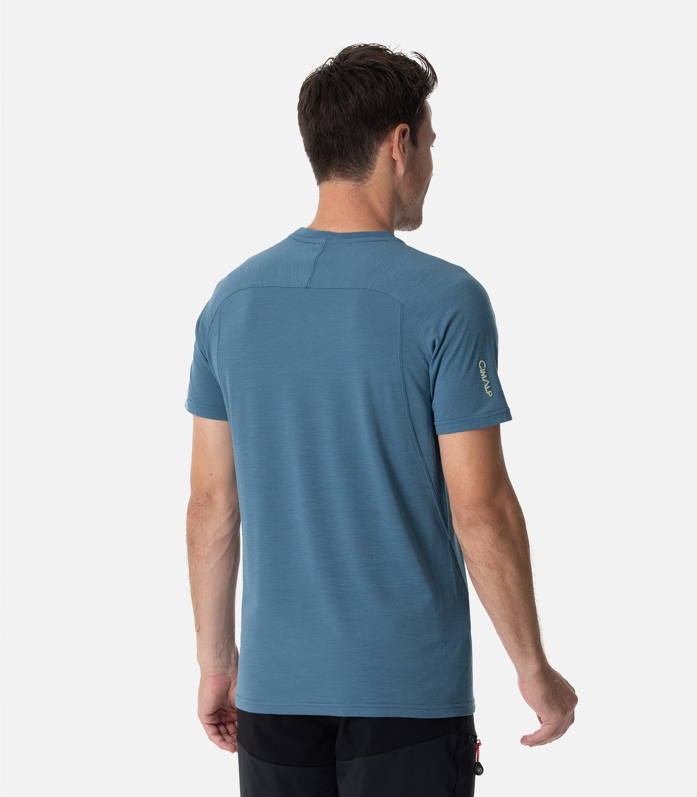 cimalp-clapier-3-h-t-shirt-randonn-e-homme-bleu-m-rinos-respirant image 4