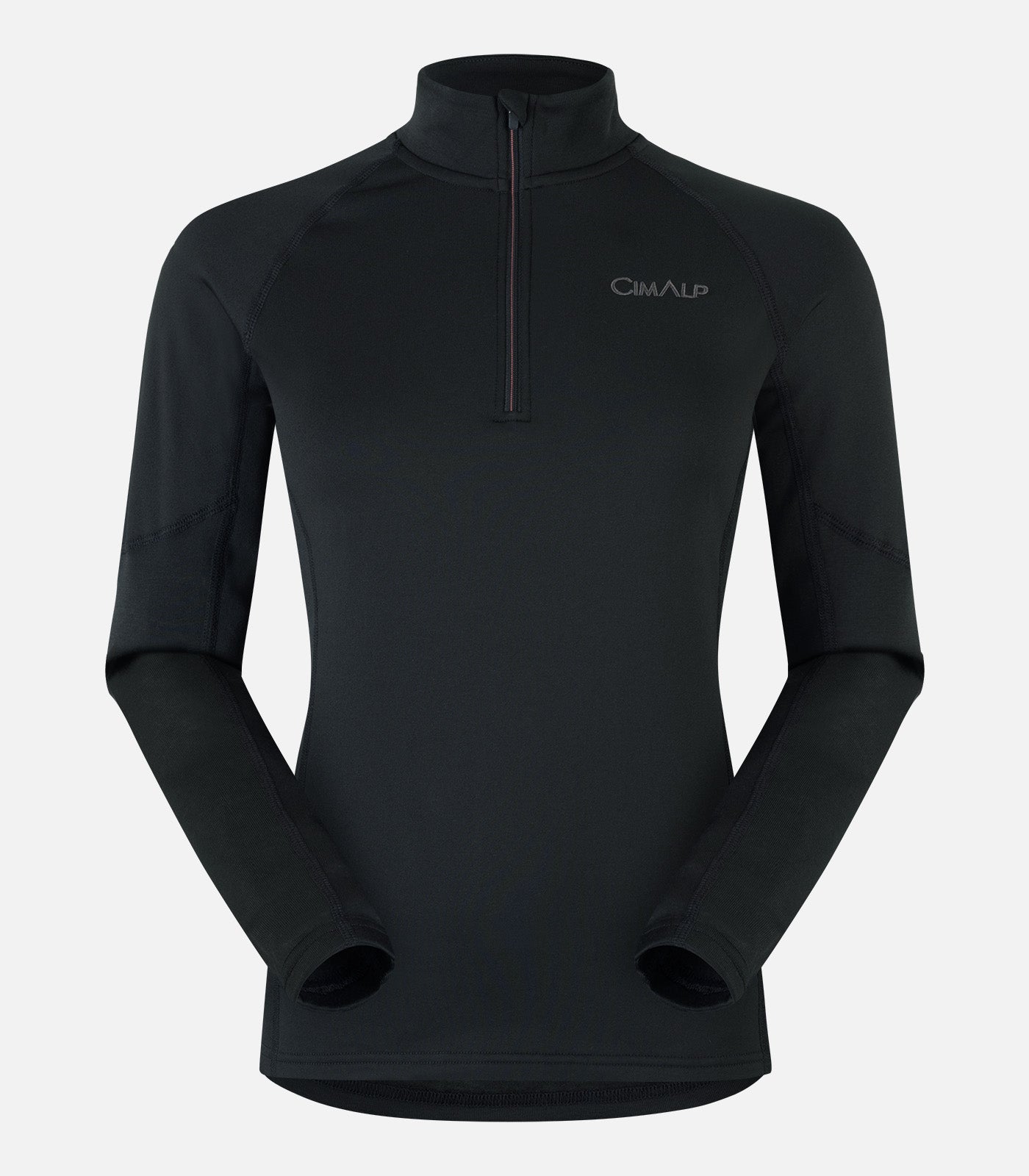 cimalp-x-warm-zip-5-f-sous-v-tement-thermique-femme-noir image 8