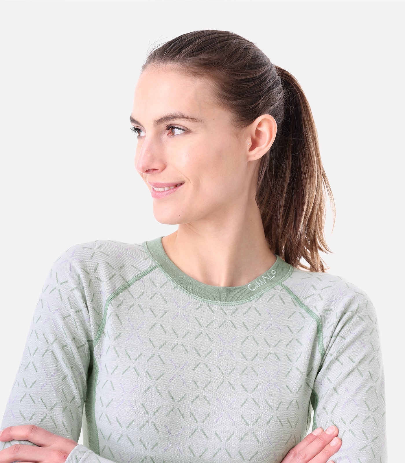 cimalp-wool-top-f-sous-v-tement-m-rinos-vert-femme image 5