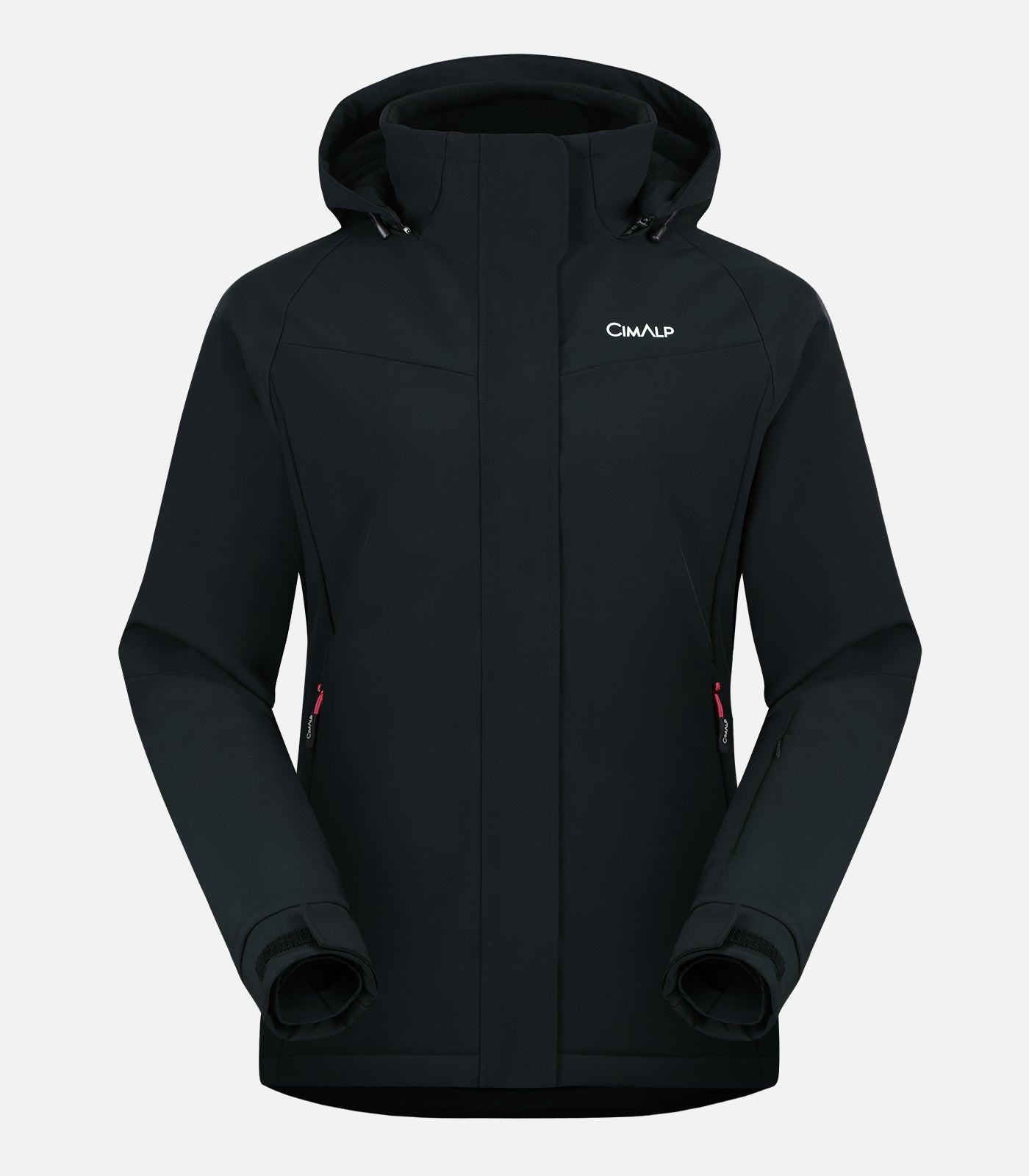cimalp-gervais-f-veste-ski-femme-bordeaux-polaire image 2
