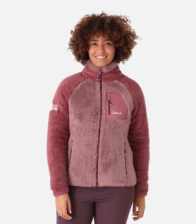 cimalp-bivouac-2-f-veste-polaire-femme-rose-recycl-e image 1