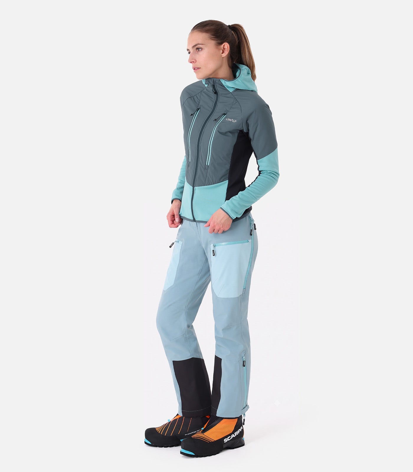 cimalp-bernina-2-f-polaire-primaloft-rouge-femme image 3
