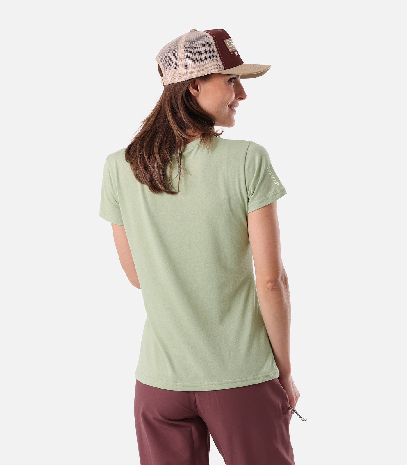cimalp-herbier-f-t-shirt-randonn-e-kaki-anti-odeur-upf30 image 3