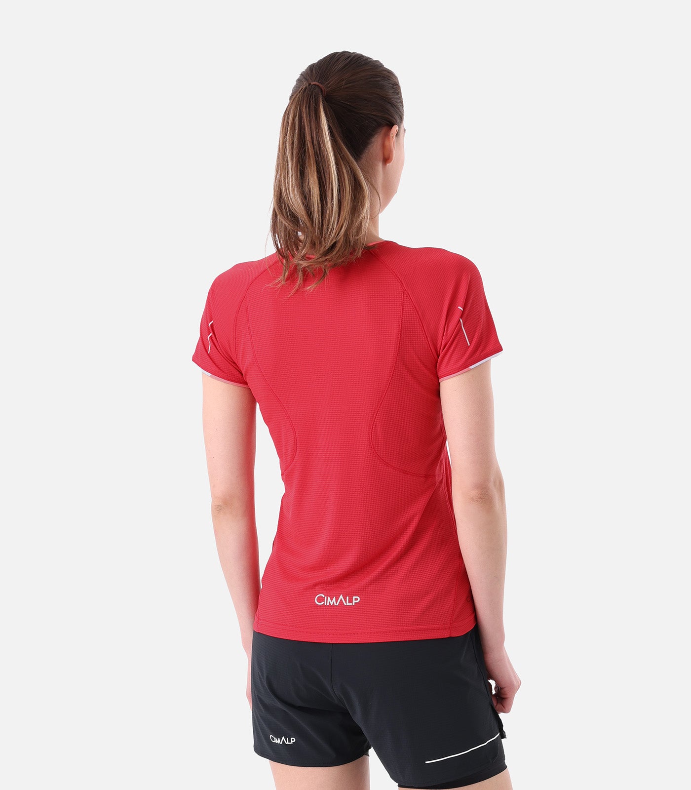 cimalp-boreon-3-f-t-shirt-trail-femme-vert-amande-respirant image 3