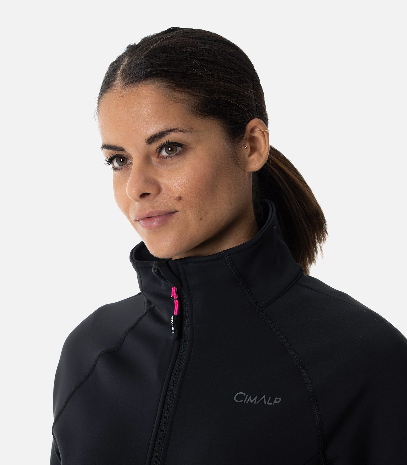 cimalp-warmit-5-f-polaire-femme-coupe-vent-noire image 6