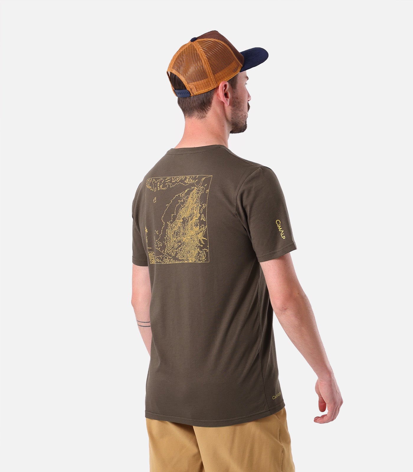 cimalp-map-3-h-t-shirt-randonn-e-homme-marron-anti-odeurs image 4