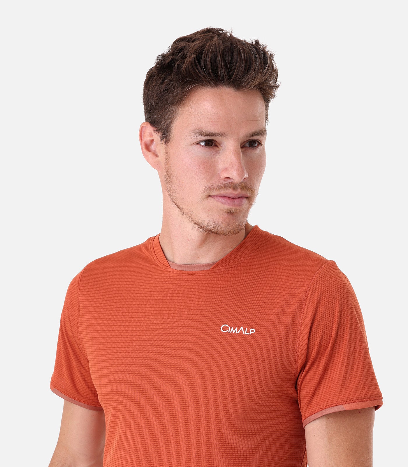 cimalp-bauges-3-h-t-shirt-trail-rouge-respirant image 5