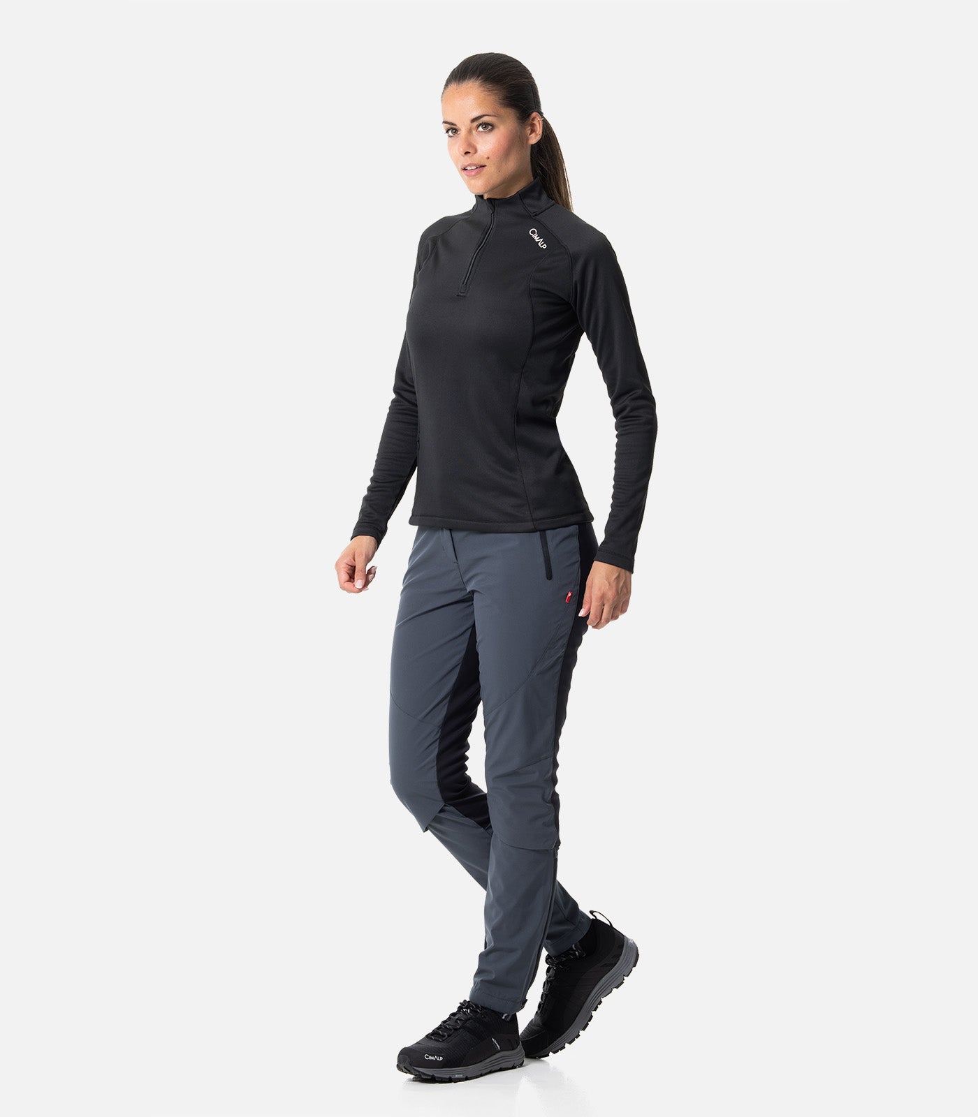 cimalp-teillon-f-veste-polaire-femme-stretch-seconde-couche-noir image 3
