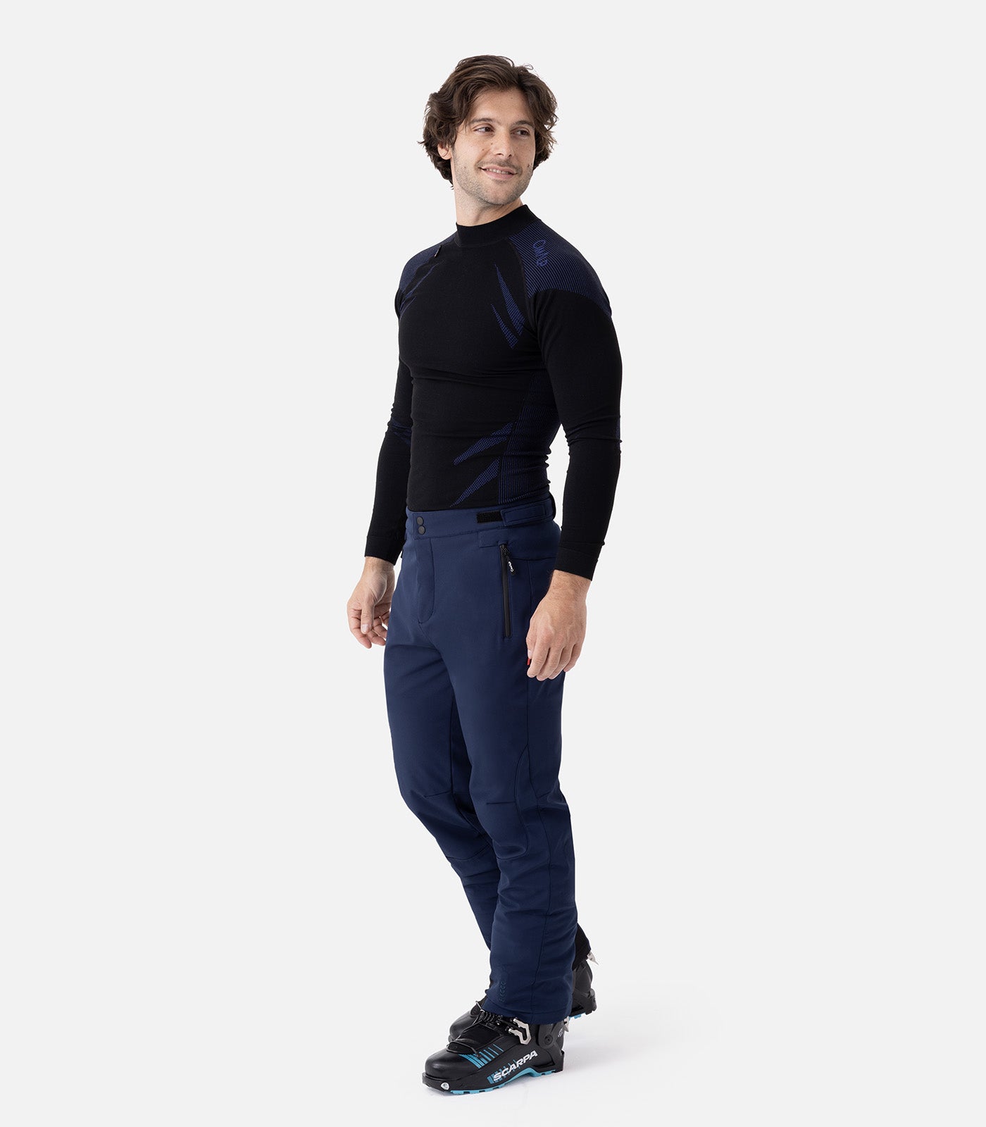 cimalp-snow-pant-court-4-h-pantalon-de-ski-homme-noir-court image 7