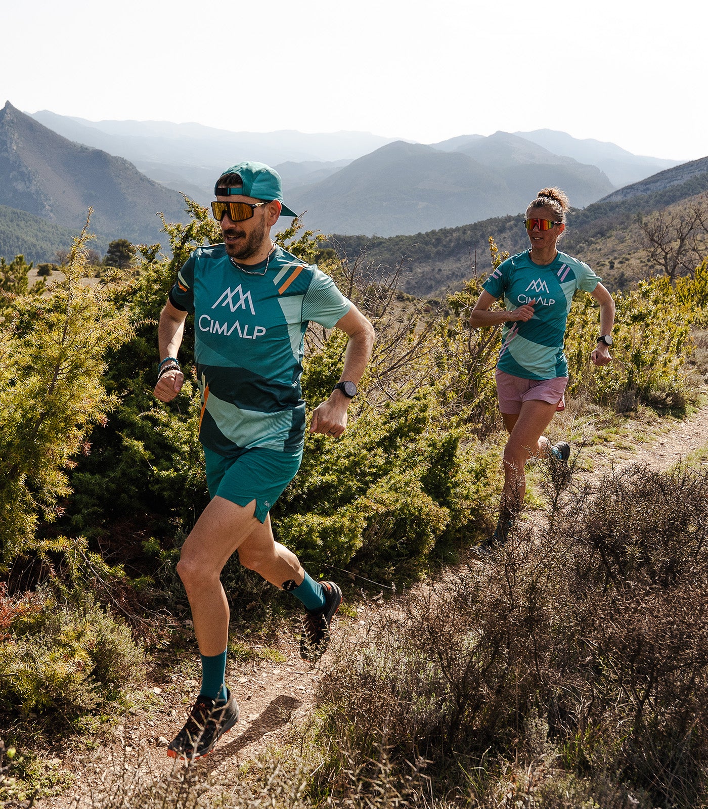 cimalp-team-3-f-t-shirt-trail-femme-vert-canard-l-ger image 7