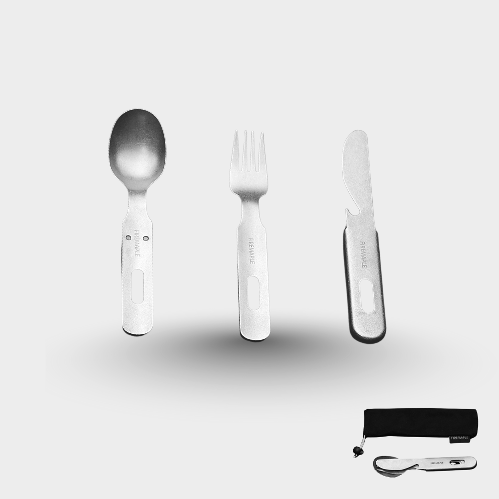 firemaple-antarcti-set-3-couverts-inox-camping image 1