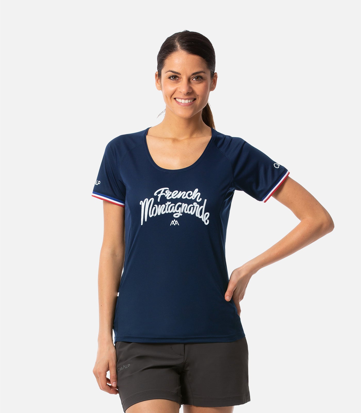 cimalp-la-fran-aise-t-shirt-trail-running-femme-l-ger-ciel image 1