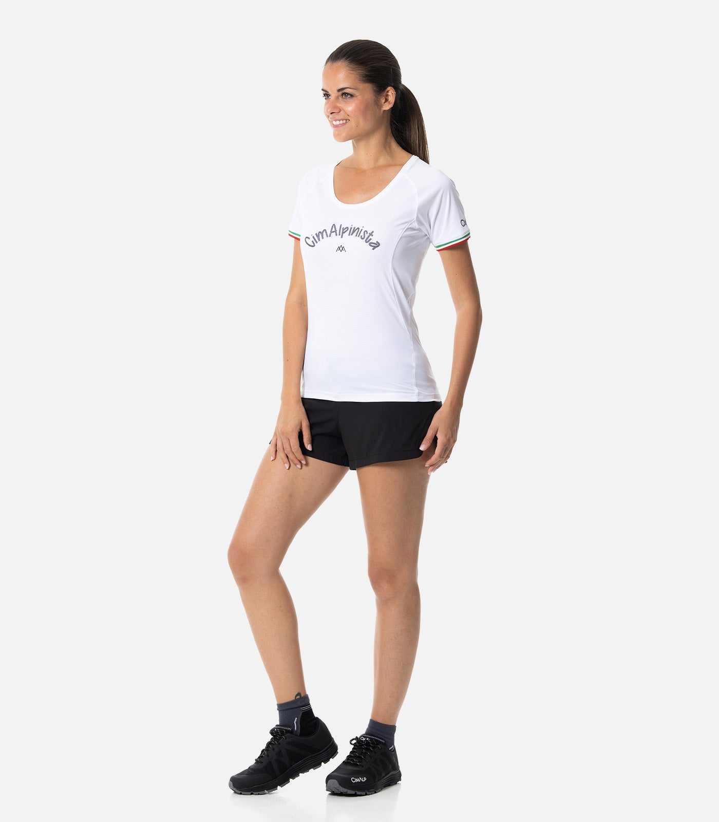 cimalp-italian-montagnard-f-t-shirt-trail-femme-blanc-75g image 3
