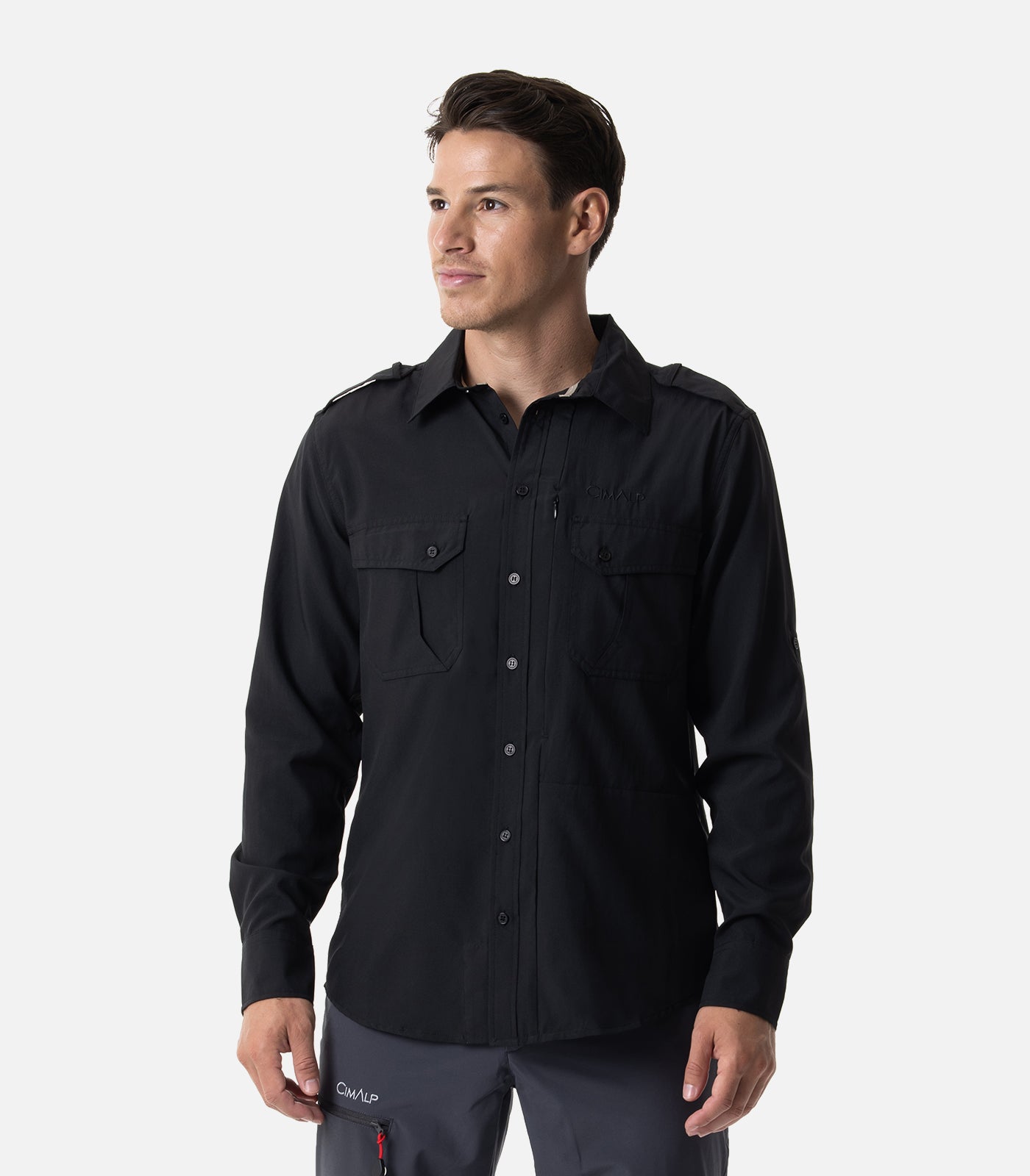cimalp-acapulco-3-h-chemise-randonn-e-anthracite-anti-moustiques image 1