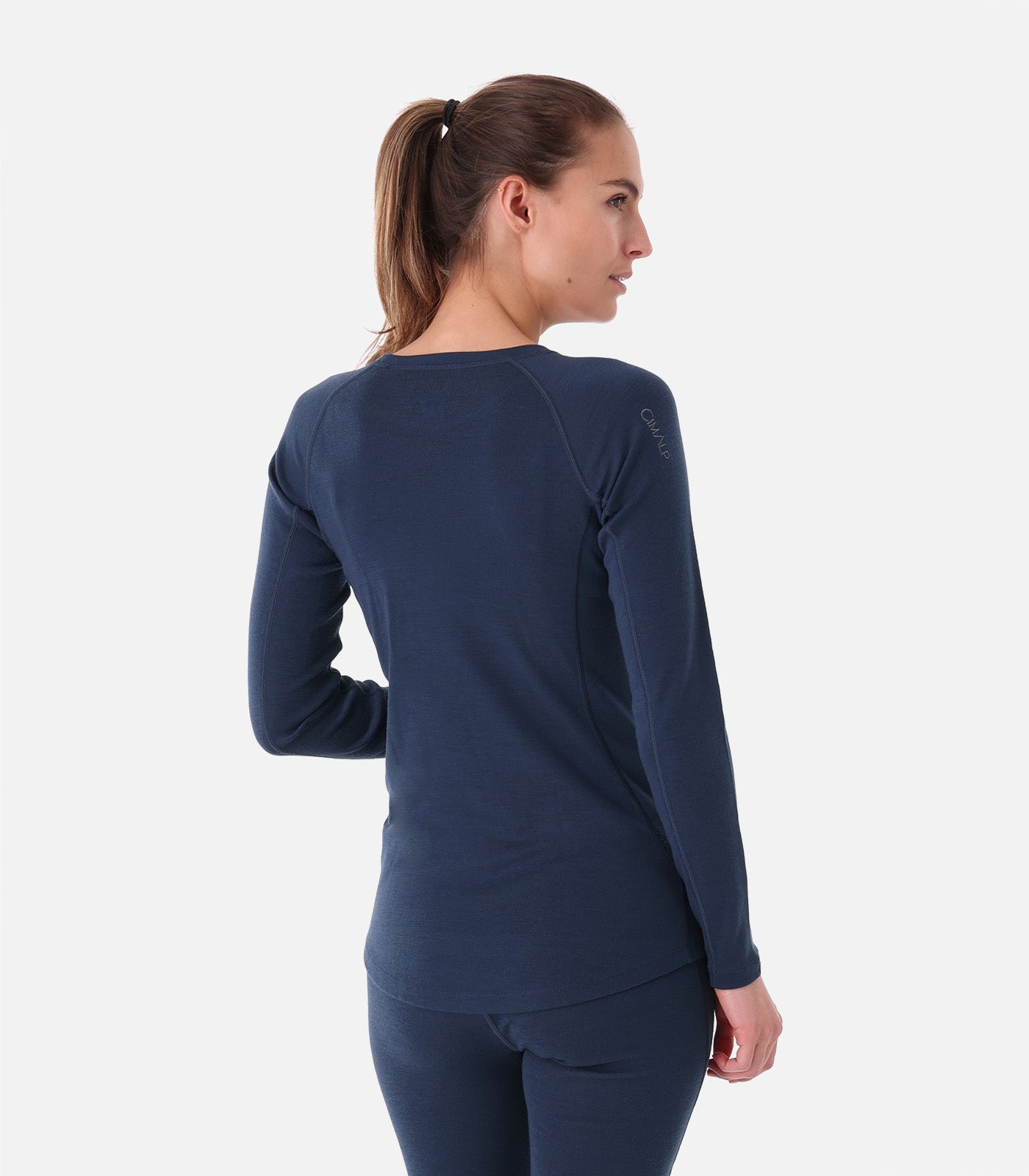 cimalp-wool-top-240-f-sous-v-tement-thermique-femme-noir-m-rinos image 4