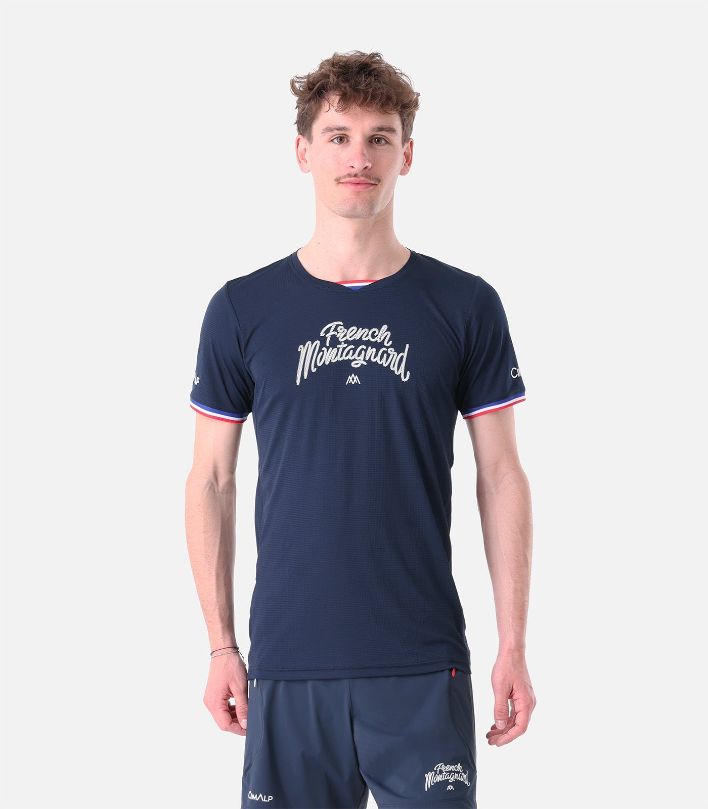 cimalp-french-montagnard-2-t-shirt-trail-homme-bleu-respirant image 1