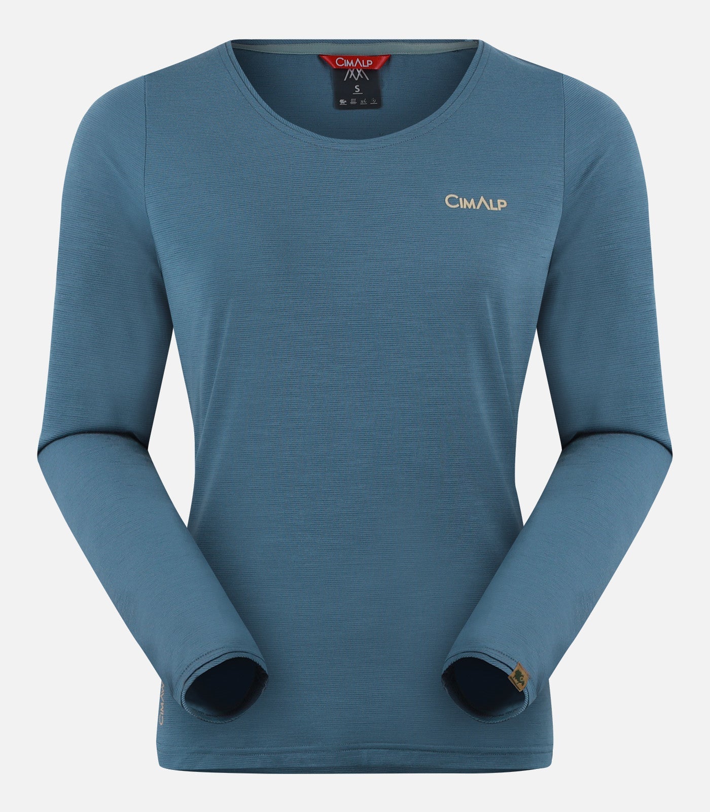 cimalp-aspres-4-f-t-shirt-rando-femme-bleu-m-respirant image 8
