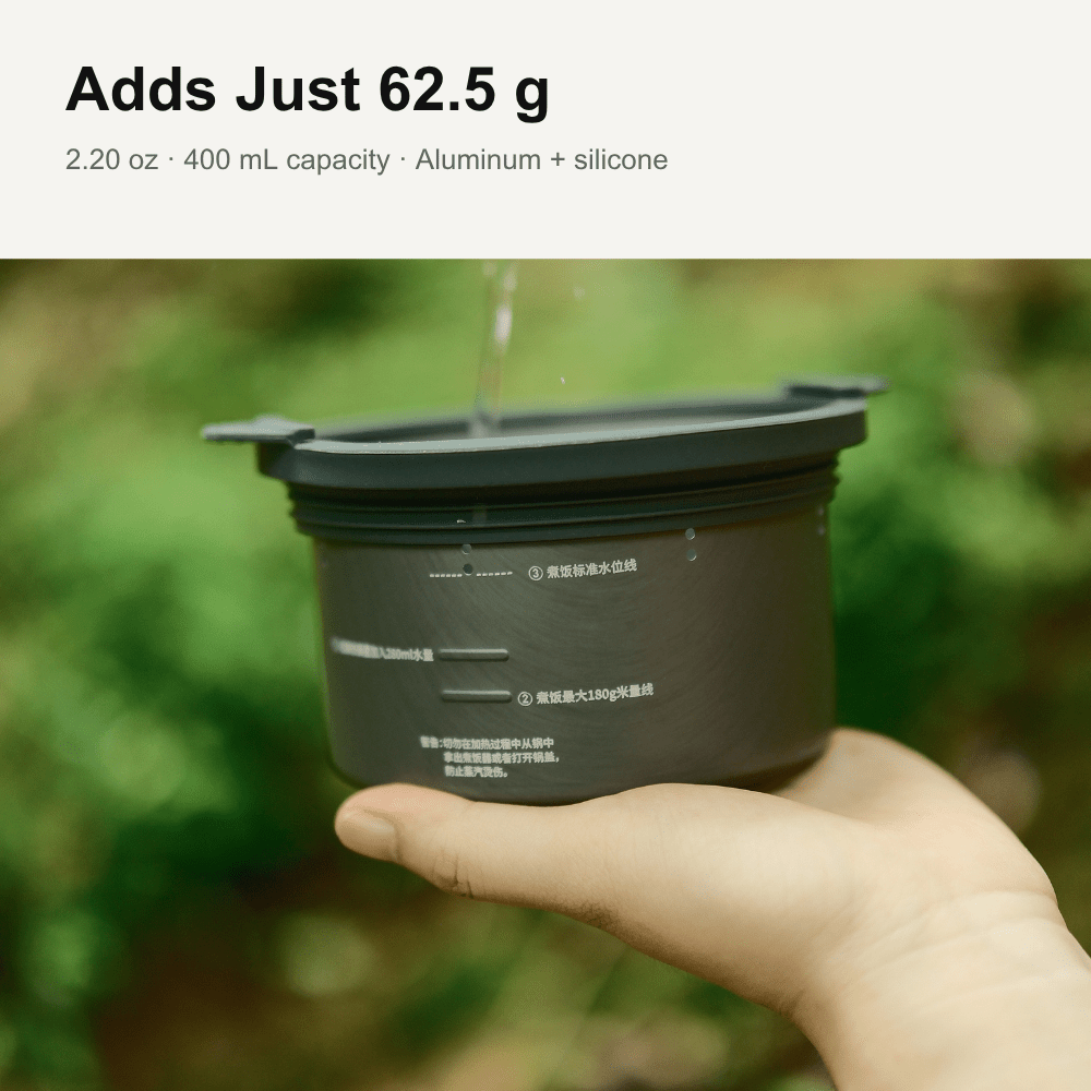 firemaple-petrel-g2-insert-riz-camping-400-ml-aluminium image 5