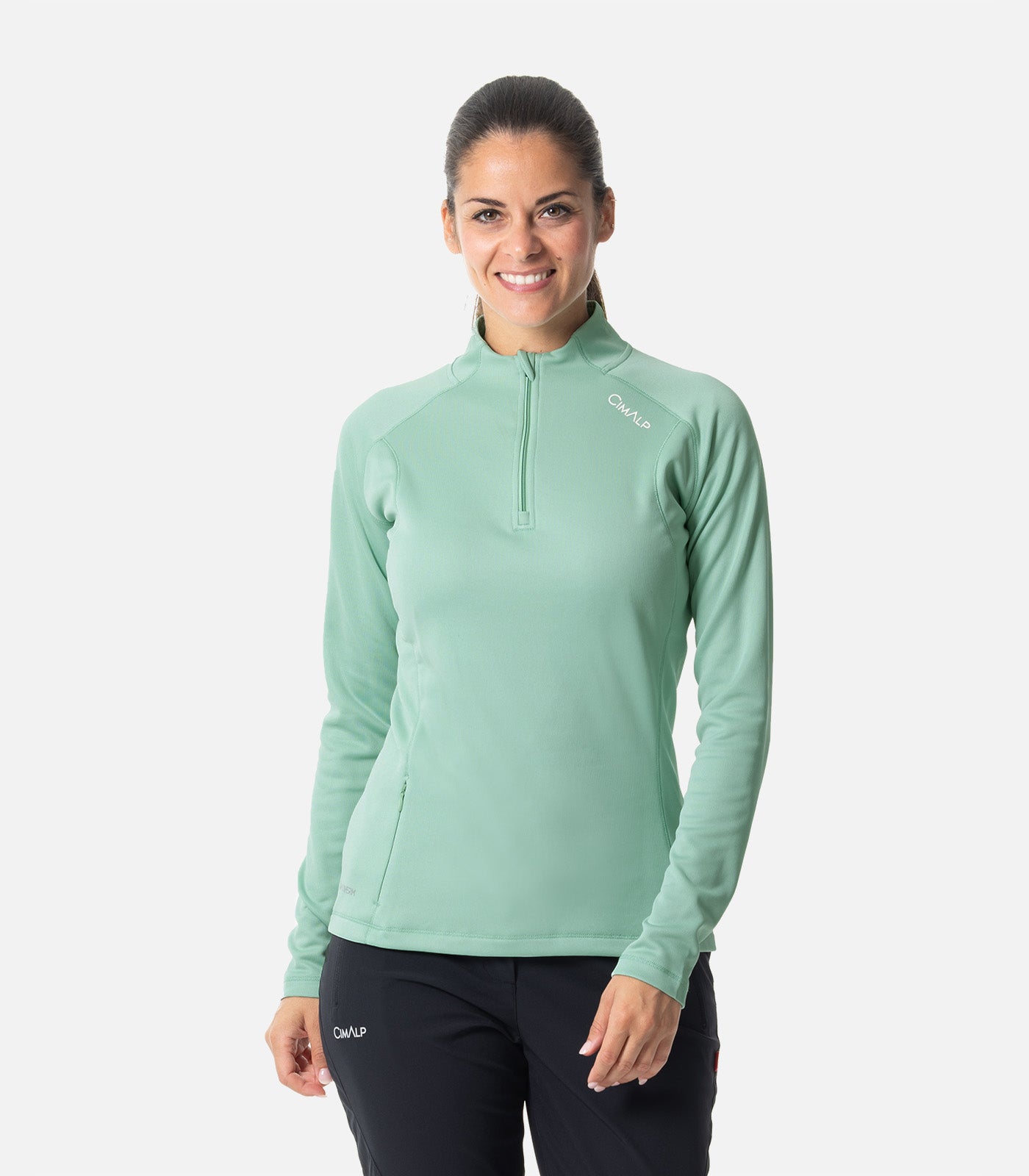 cimalp-teillon-f-veste-polaire-femme-stretch-seconde-couche-noir image 7