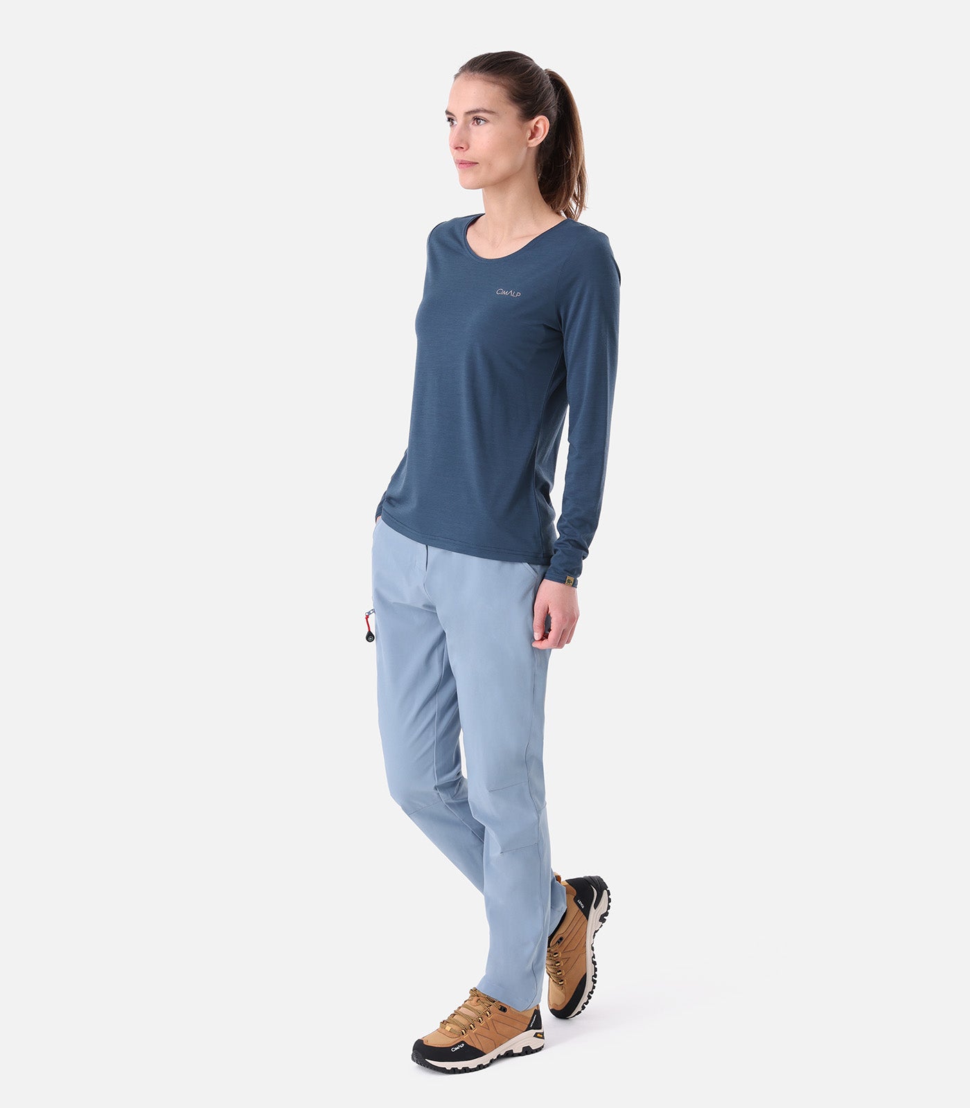 cimalp-levanna-3-f-pantalon-rando-femme-beige-270g-stretch image 3
