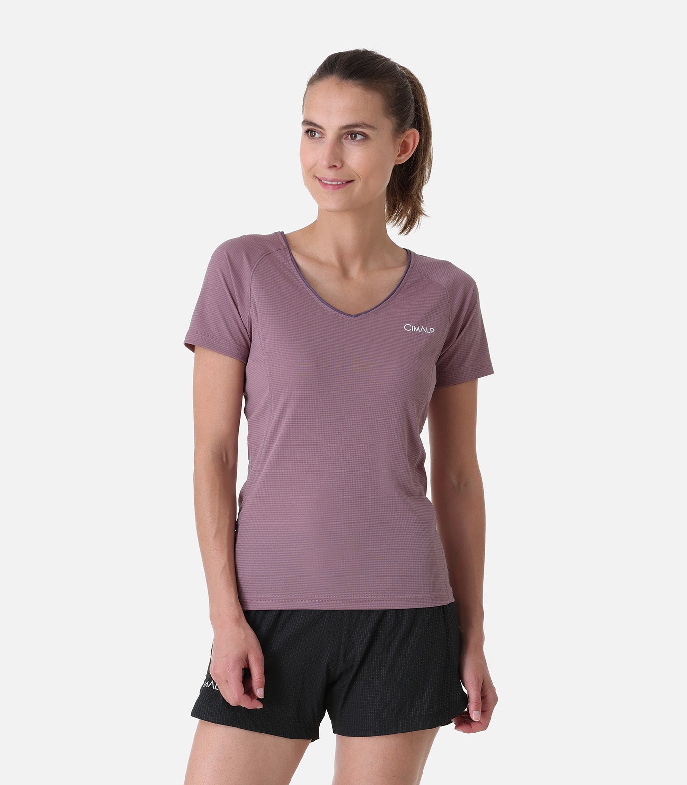 cimalp-boreon-2-f-t-shirt-trail-femme-vert-amande image 1
