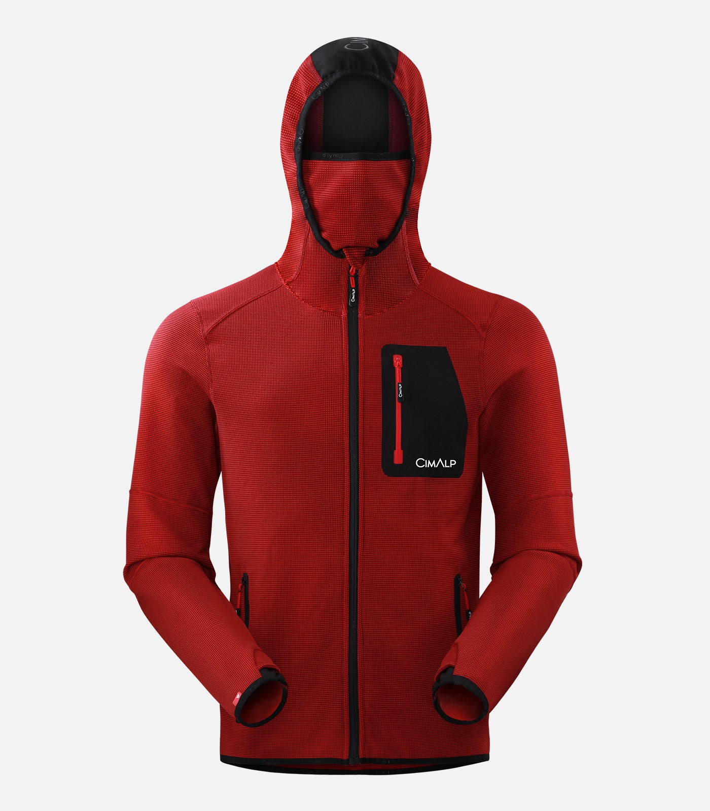 cimalp-jorasse-2-h-veste-polaire-homme-rouge-chaude image 2
