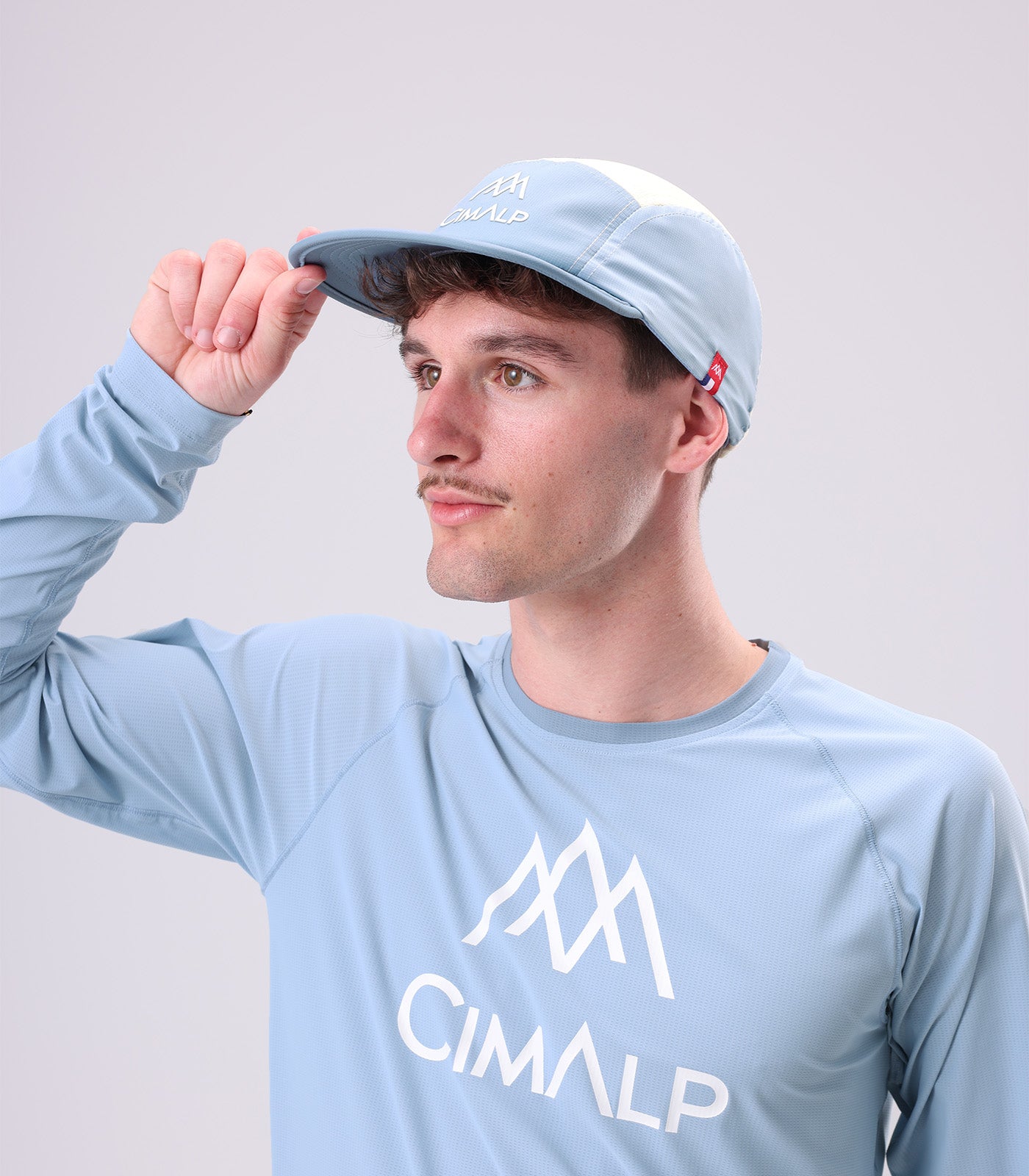 cimalp-5-panel-cap-team-casquette-trail-jaune-l-g-re image 5