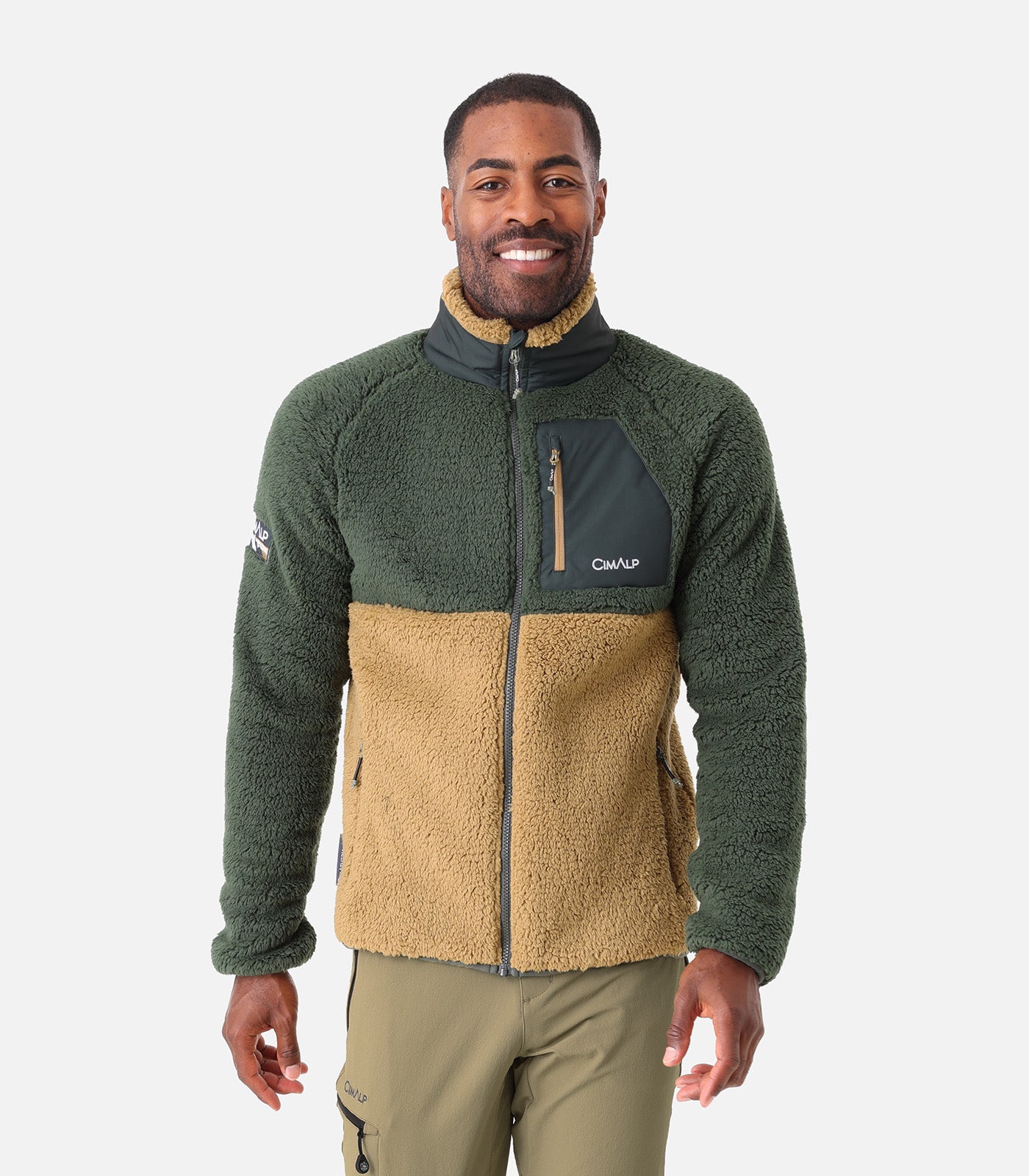 cimalp-refuge-2h-veste-polaire-homme-sapin-chaude image 6
