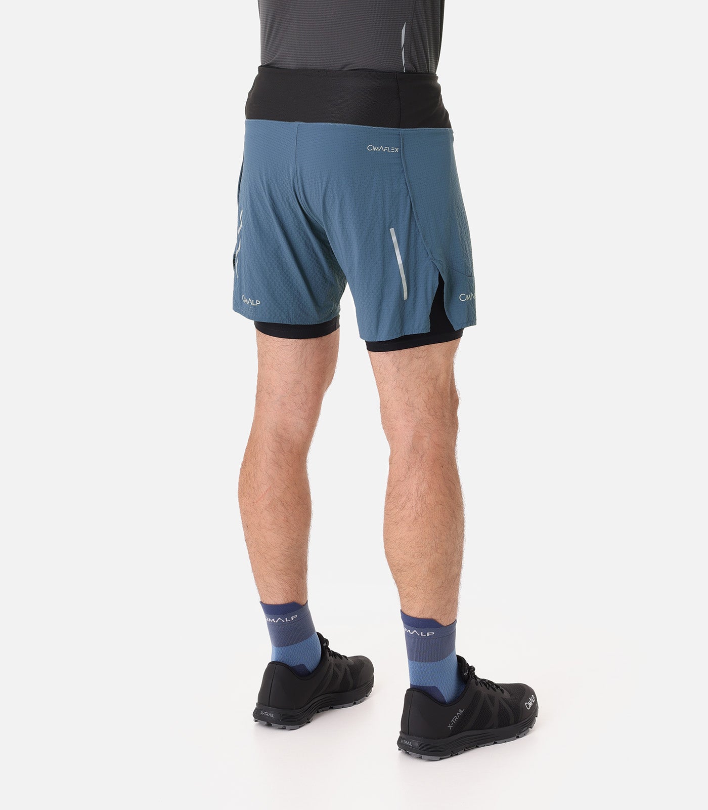 cimalp-lavaredo-h-short-trail-homme-2-en-1-noir-s-chage-rapide image 4
