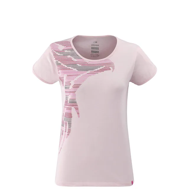 eider-odaiba-tee-2-0-t-shirt-femme-rose-imprim image 1