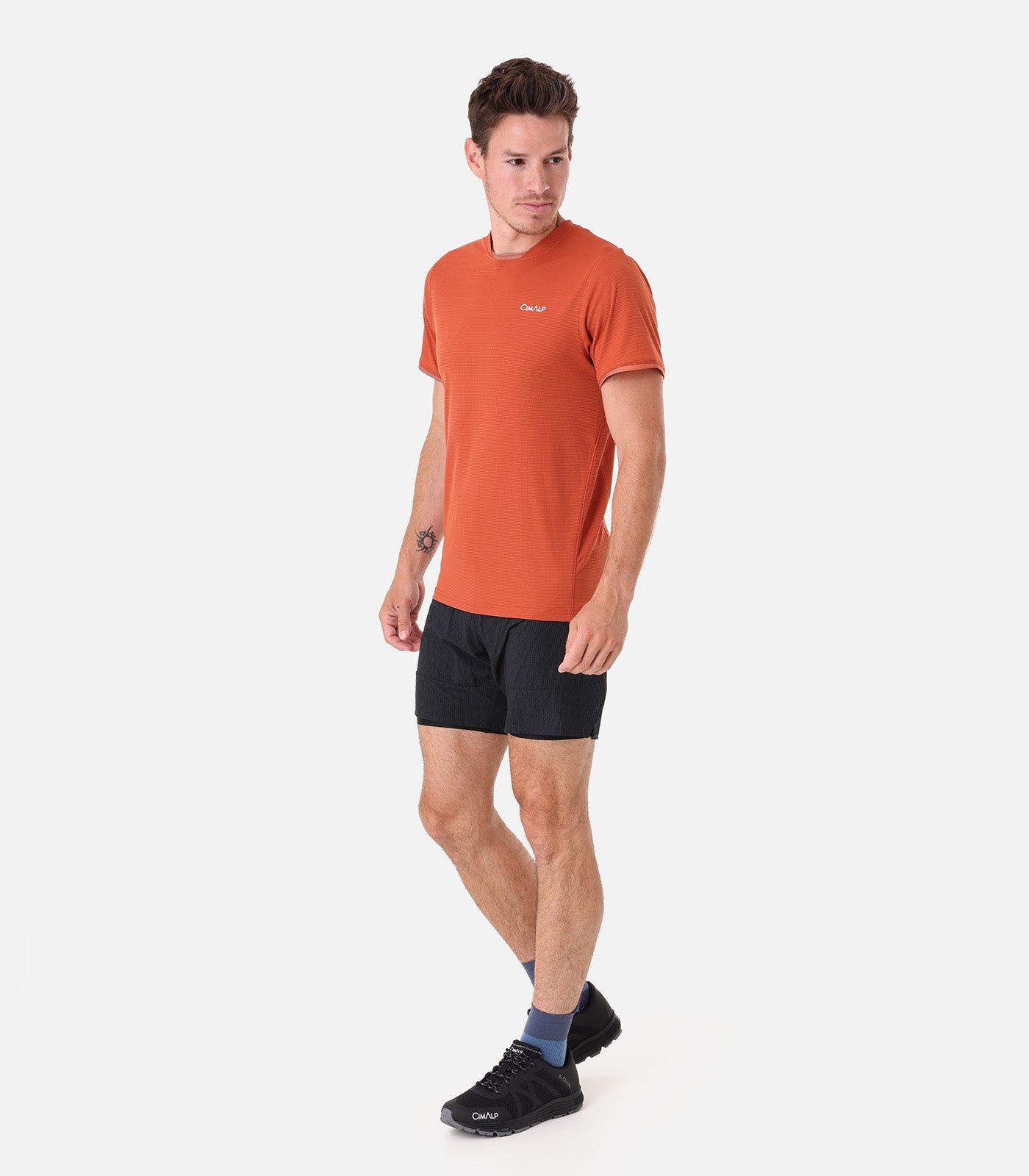 cimalp-bauges-3-h-t-shirt-trail-rouge-respirant image 3