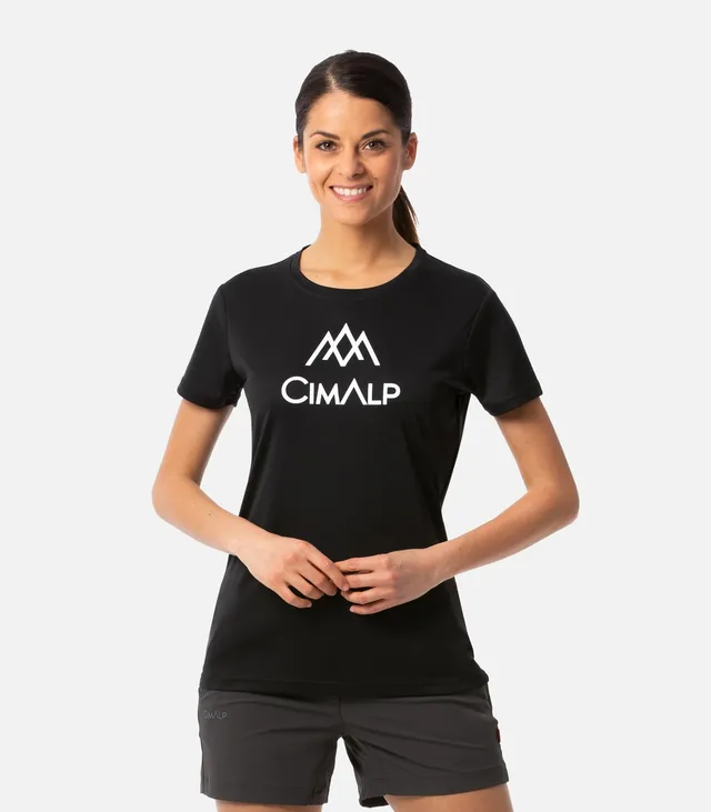 cimalp-impression-f-t-shirt-rando-femme-gris-anti-odeur image 1