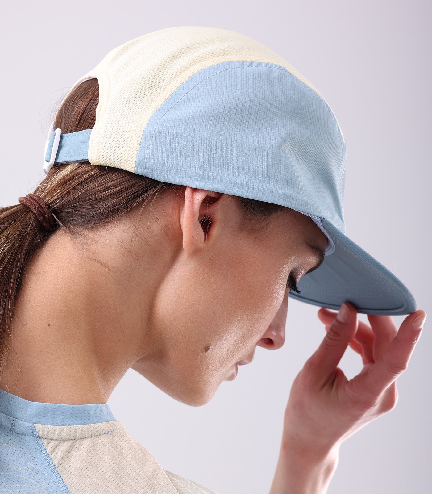 cimalp-5-panel-cap-team-casquette-trail-jaune-l-g-re image 2