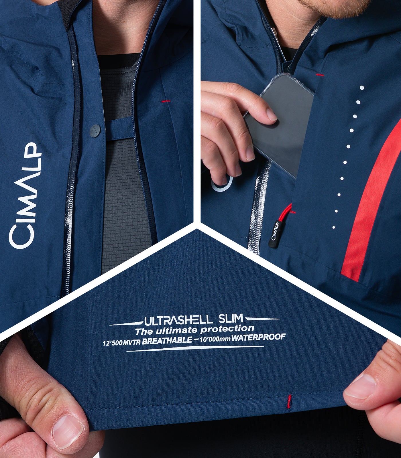 cimalp-storm-3h-veste-trail-homme-noir-xl-imperm-able image 6