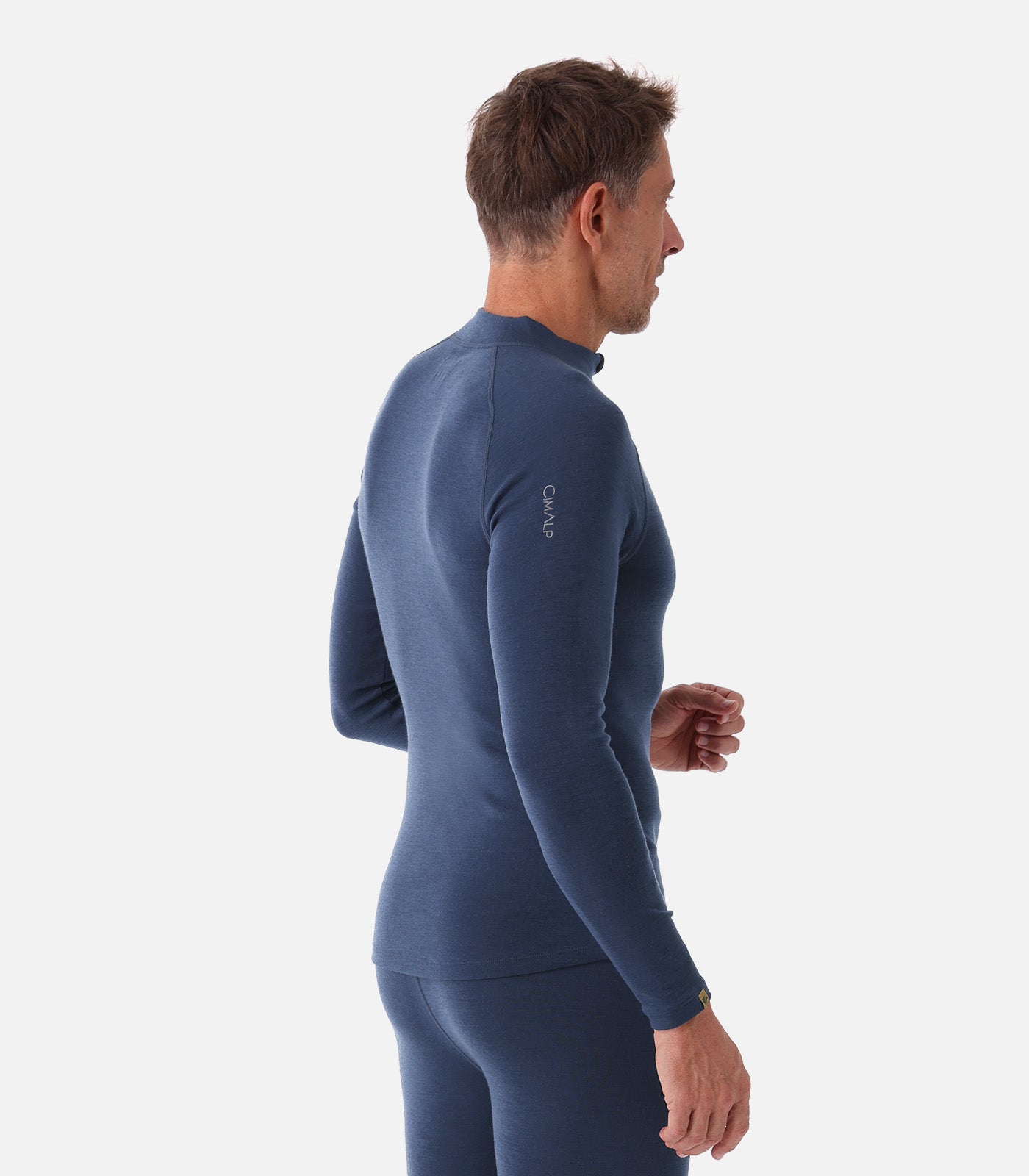 cimalp-wool-zip-200-h-sous-v-tement-merinos-homme-noir image 4