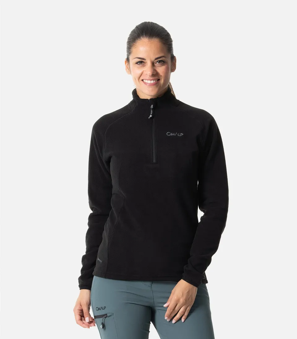 cimalp-alaska-5-f-veste-polaire-femme-vert-canard-recycl-e image 1