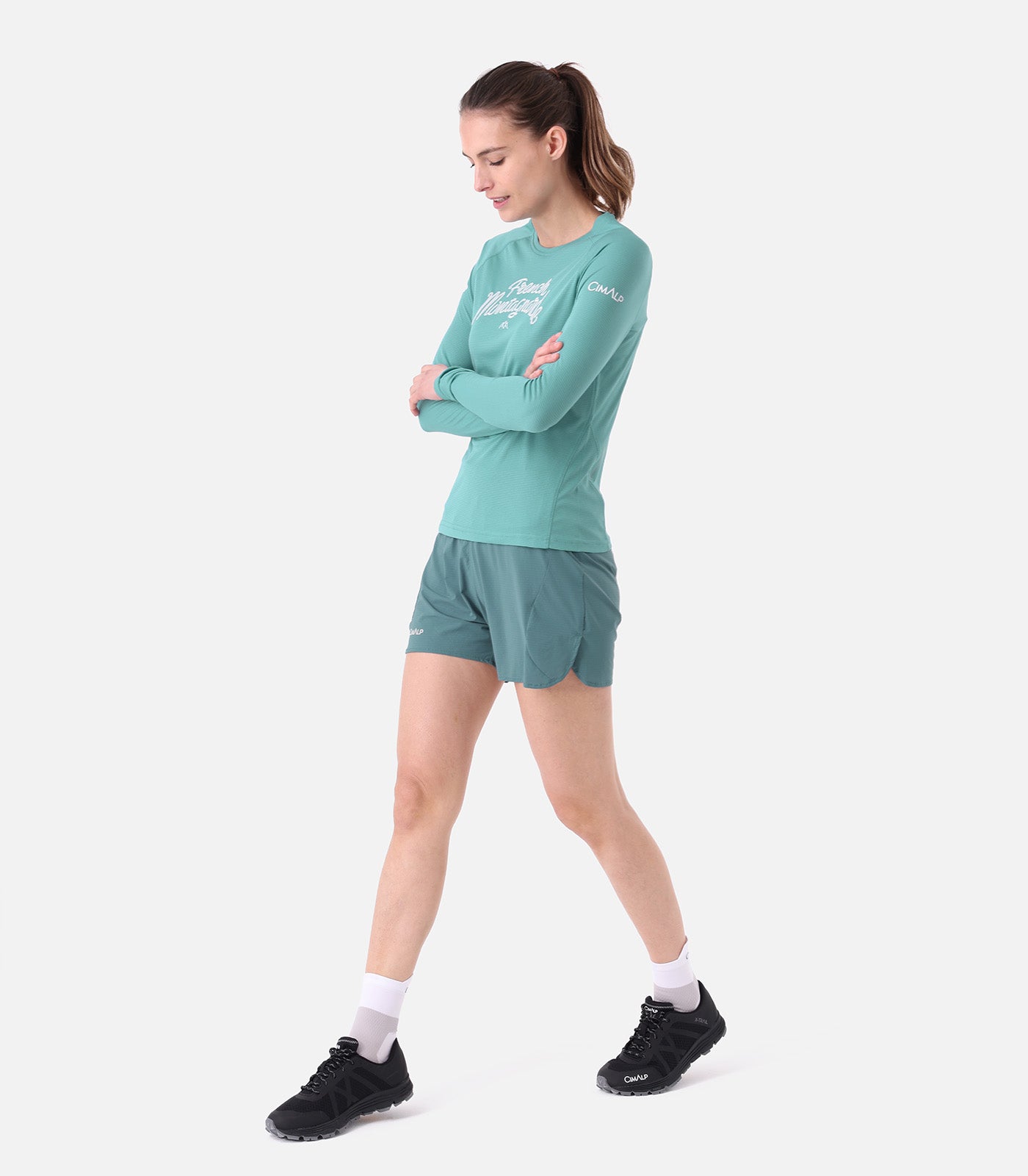 cimalp-la-fran-aise-ls-2-f-t-shirt-trail-vert-canard image 2