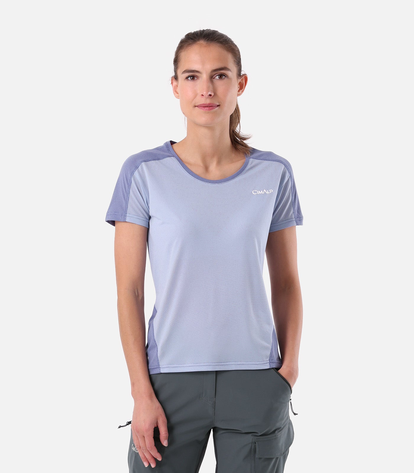 cimalp-elena-f-bicolore-t-shirt-rando-vert-canard-l-ger image 1
