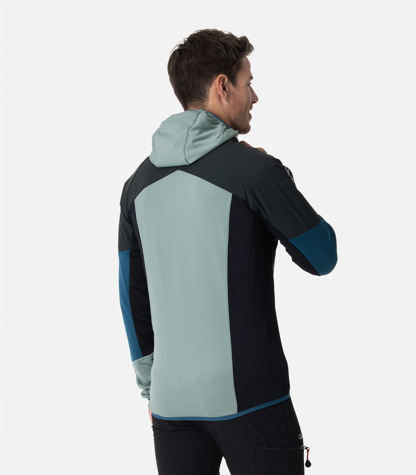 cimalp-baretti-2-h-polaire-homme-primaloft-noir-bleu image 4