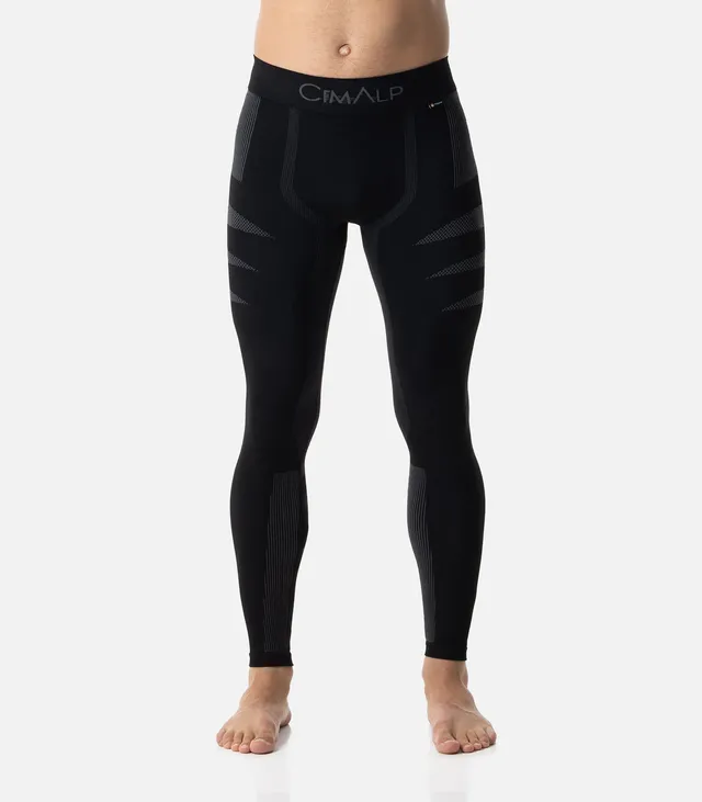 cimalp-strategic-pant-3-h-collant-thermique-homme-noir-bleu-sans-coutures image 1
