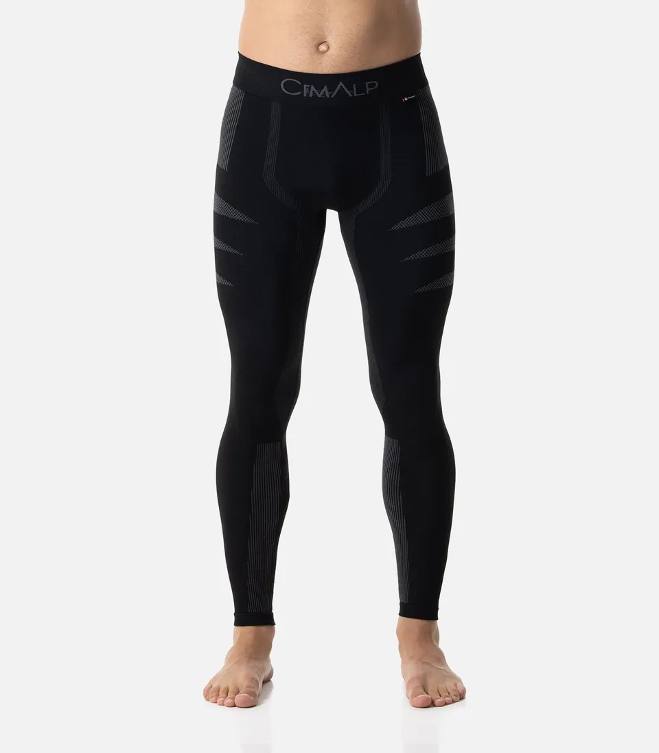 cimalp-strategic-pant-3-h-collant-thermique-homme-noir-bleu-sans-coutures image 1