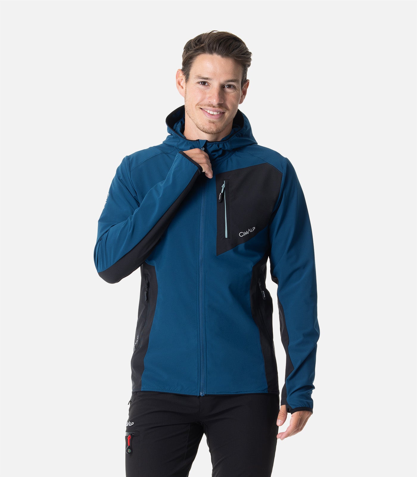 cimalp-cedero-3-veste-softshell-homme-coupe-vent-bleue image 7