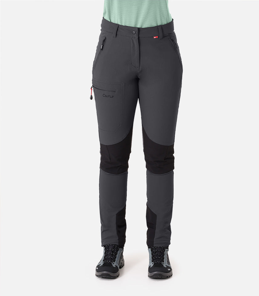 cimalp-explore-court-4-f-pantalon-rando-femme-gris-stretch image 8