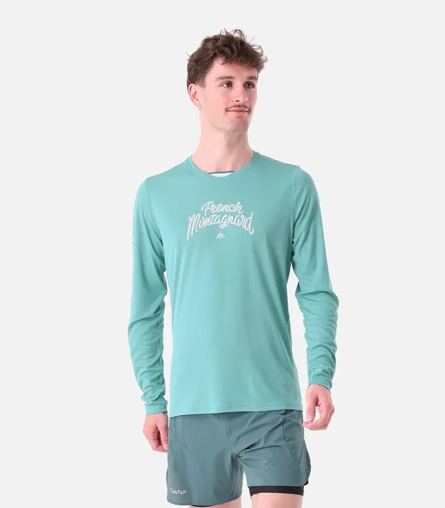 cimalp-french-montagnard-ls-2-h-t-shirt-trail-vert-canard image 1