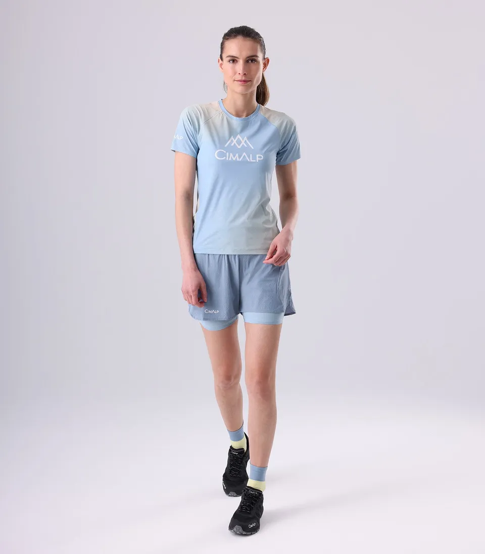 cimalp-team-4-f-t-shirt-trail-femme-bleu-gris image 1