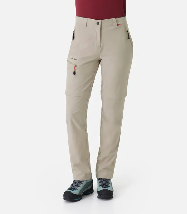 cimalp-claret-f-pantalon-rando-convertible-femme-sable image 1