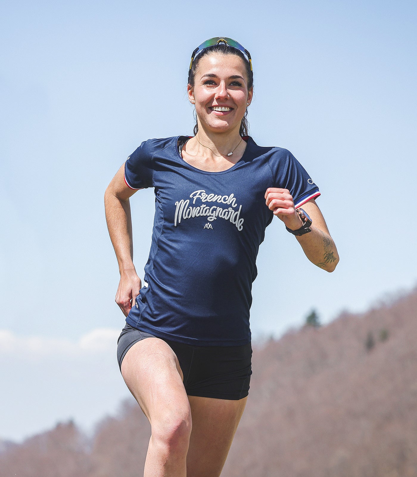cimalp-la-fran-aise-t-shirt-trail-running-femme-l-ger-ciel image 2