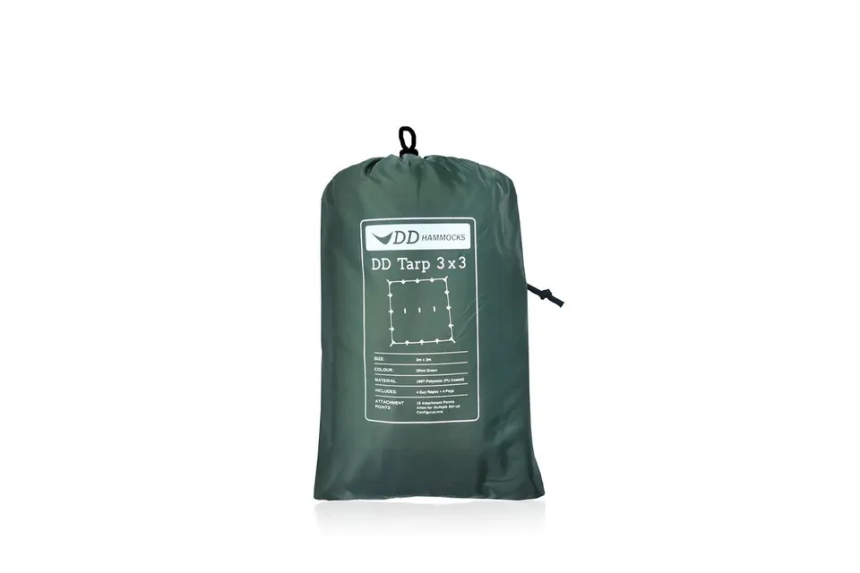 dd-hammocks-tarp-3x3-b-che-hamac-vert-olive image 1