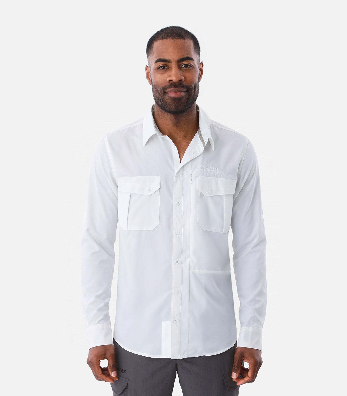 cimalp-acapulco-4-h-chemise-rando-homme-blanc-anti-uv image 1