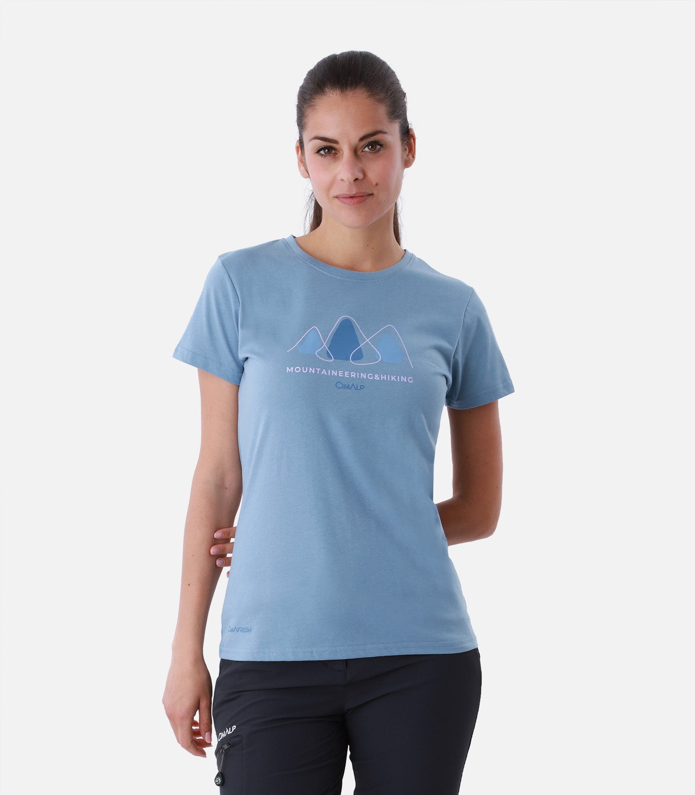cimalp-cairn-f-t-shirt-randonn-e-femme-bleu-respirant-upf30 image 1